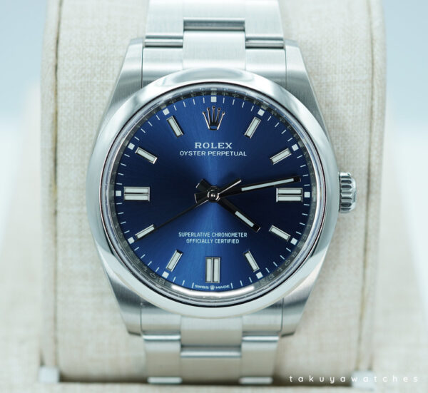 Rolex 126000 OYSTER PERPETUAL 36 BLUE DIAL 2021 WARRANTY FULL SET