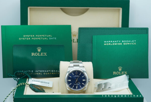 Rolex 126000 OYSTER PERPETUAL 36 BLUE DIAL 2021 WARRANTY FULL SET - Image 2
