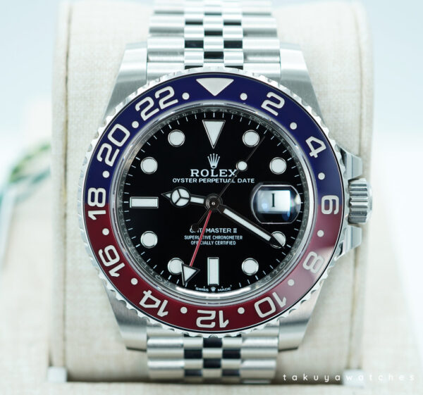 BRAND NEW Rolex 126710BLRO PEPSI GMT MASTER II RED BLUE JUBILEE BAND 2025 FULL SET