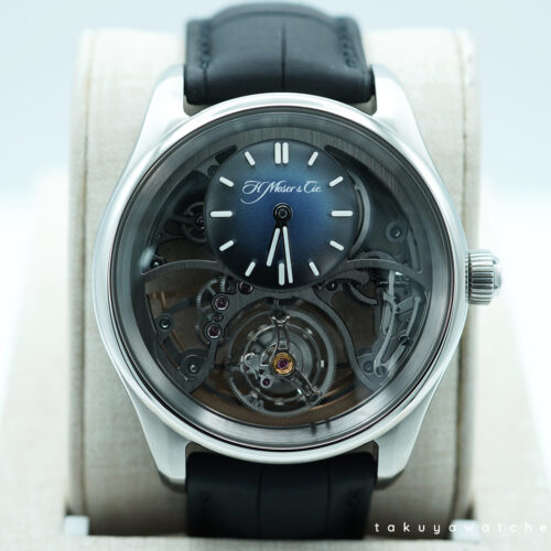 H. Moser & Cie PIONEER CYLINDRICAL TOURBILLON SKELETON 2024 WARRANTY FULL SET