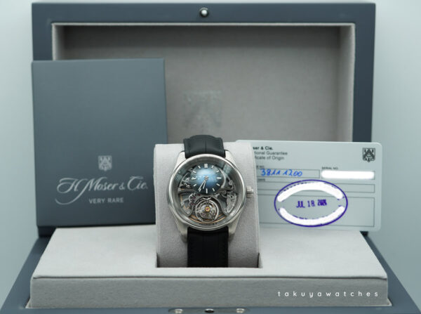 H. Moser & Cie PIONEER CYLINDRICAL TOURBILLON SKELETON 2024 WARRANTY FULL SET - Image 2