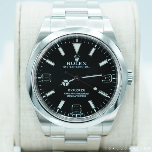 Rolex 214270 EXPLORER STAINLESS STEEL MARK 1 DIAL 39MM DISCONTINUED BOX & PAPER