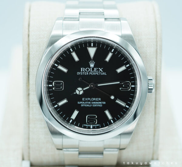Rolex 214270 EXPLORER STAINLESS STEEL MARK 1 DIAL 39MM DISCONTINUED BOX & PAPER