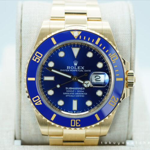 Rolex 126618LB SUBMARINER 41 18K YELLOW GOLD BLUESY 2023 WARRANTY FULL SET