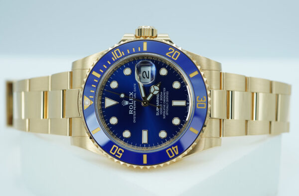 Rolex 126618LB SUBMARINER 41 18K YELLOW GOLD BLUESY 2023 WARRANTY FULL SET - Image 10