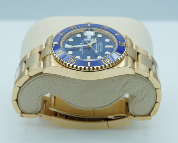 Rolex 126618LB SUBMARINER 41 18K YELLOW GOLD BLUESY 2023 WARRANTY FULL SET - Image 4