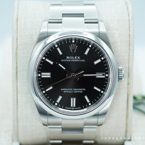 BRAND NEW Rolex 126000 OYSTER PERPETUAL 36 BRIGHT BLACK DIAL 2025 WARRANTY FULL SET