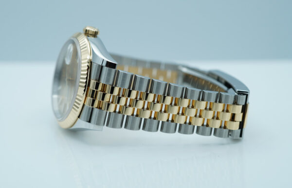 Rolex 126233 DATEJUST 36 YELLOW GOLD STEEL CHAMPAGNE DIAL JUBILEE BAND FULL SET - Image 5