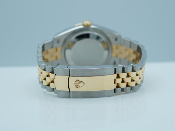 Rolex 126233 DATEJUST 36 YELLOW GOLD STEEL CHAMPAGNE DIAL JUBILEE BAND FULL SET - Image 7