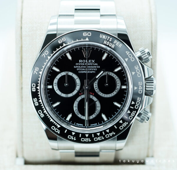 Rolex 126500LN DAYTONA STAINLESS STEEL BLACK DIAL NEW MODEL 2023 WARRANTY FULL SET