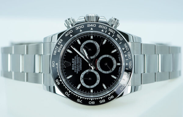 Rolex 126500LN DAYTONA STAINLESS STEEL BLACK DIAL NEW MODEL 2023 WARRANTY FULL SET - Image 10