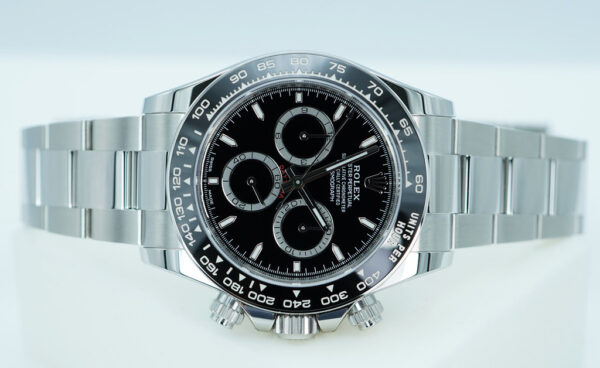 Rolex 126500LN DAYTONA STAINLESS STEEL BLACK DIAL NEW MODEL 2023 WARRANTY FULL SET - Image 9