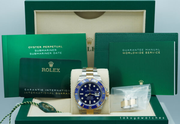 Rolex 126613LB SUBMARINER BLUESY YELLOW GOLD STEEL BLUE DIAL 2024 FULL SET - Image 2