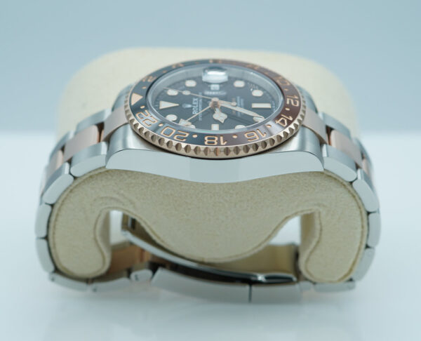 Rolex 126711CHNR GMT MASTER II ROOTBEER 18K ROSE GOLD STEEL 2022 WARRANTY FULL SET - Image 4
