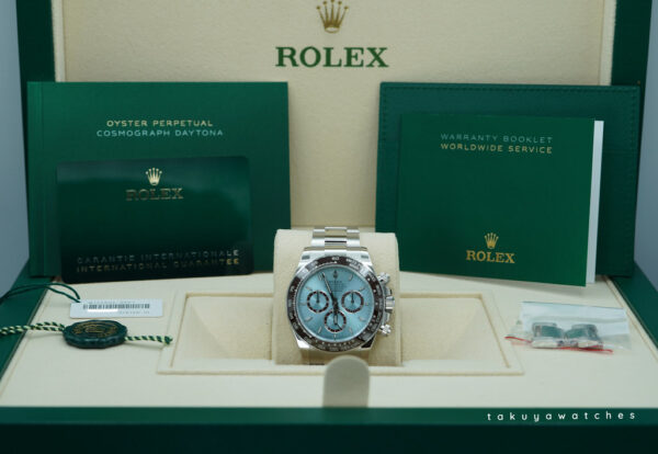 Rolex 126506 DAYTONA PLATINUM ICE BLUE DIAL NEW MODEL WARRANTY FULL SET - Image 2
