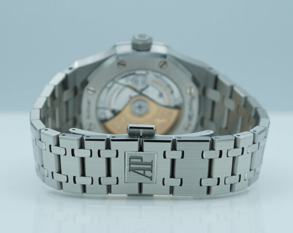 Audemars PIGUET ROYAL OAK STAINLESS STEEL 15450ST GREY DIAL 37MM WARRANTY FULL SET - Image 7