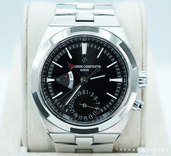 Vacheron CONSTANTIN OVERSEAS DUAL TIME 7900V BLACK DIAL 2022 WARRANTY FULL SET