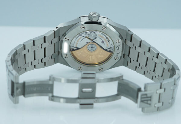 Audemars PIGUET ROYAL OAK STAINLESS STEEL 15450ST GREY DIAL 37MM WARRANTY FULL SET - Image 8