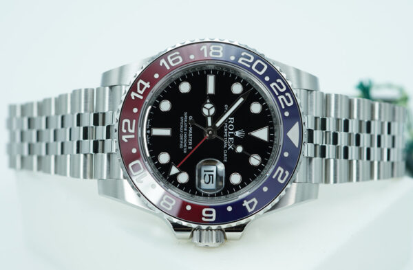 BRAND NEW Rolex 126710BLRO PEPSI GMT MASTER II RED BLUE JUBILEE BAND 2025 FULL SET - Image 9