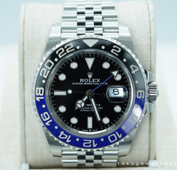 Rolex 126710BLNR GMT MASTER 2 BLACK BLUE BEZEL JUBILEE BAND 2023 FULL SET