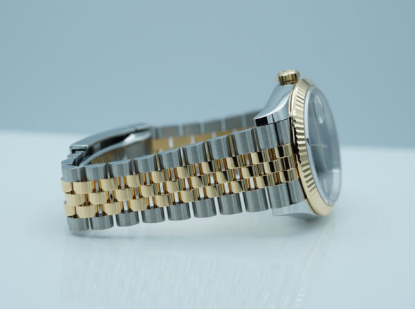 Rolex 126233 DATEJUST 36 YELLOW GOLD STEEL WIMBLEDON DIAL JUBILEE BAND 2025 FULL SET - Image 6