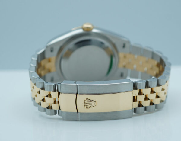 Rolex 126233 DATEJUST 36 YELLOW GOLD STEEL WIMBLEDON DIAL JUBILEE BAND 2025 FULL SET - Image 7
