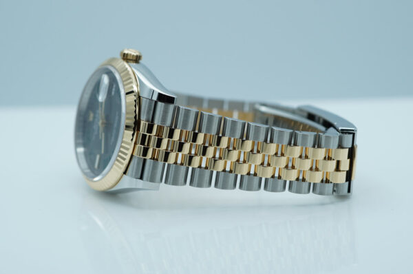 Rolex 126233 DATEJUST 36 YELLOW GOLD STEEL WIMBLEDON DIAL JUBILEE BAND 2025 FULL SET - Image 5
