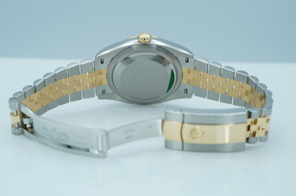 Rolex 126233 DATEJUST 36 YELLOW GOLD STEEL WIMBLEDON DIAL JUBILEE BAND 2025 FULL SET - Image 8