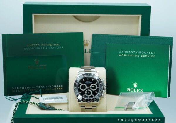 Rolex 116500LN DAYTONA STEEL CERAMIC BEZEL BLACK DIAL WARRANTY FULL SET - Image 2