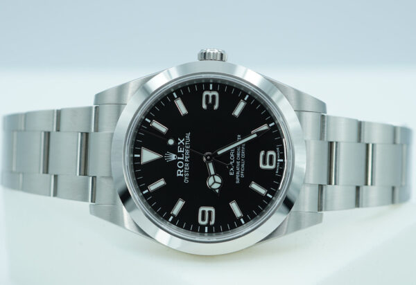 Rolex 214270 EXPLORER FULL LUME DIAL 39MM 2021 WARRANTY FULL SET - Image 10
