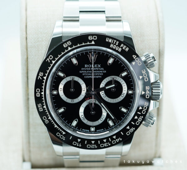 Rolex 116500LN DAYTONA STEEL CERAMIC BEZEL BLACK DIAL WARRANTY FULL SET