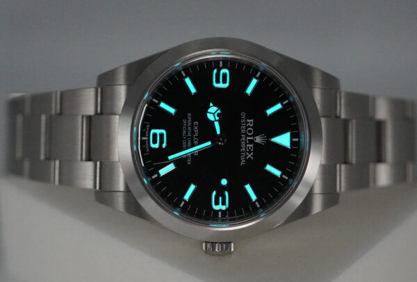 Rolex 214270 EXPLORER FULL LUME DIAL 39MM 2021 WARRANTY FULL SET - Image 11