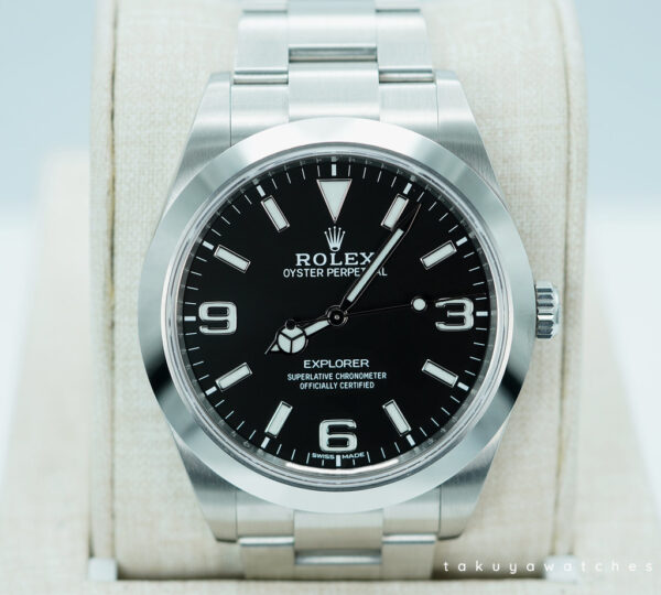 Rolex 214270 EXPLORER FULL LUME DIAL 39MM 2021 WARRANTY FULL SET