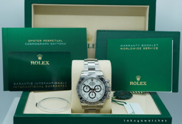 BRAND NEW Rolex 126500LN DAYTONA STEEL WHITE DIAL NEW MODEL 2025 STICKERS FULL SET - Image 2