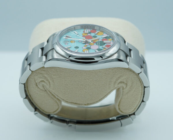 Rolex 126000 OYSTER PERPETUAL 36 TURQUOISE CELEBRATION DIAL 2023 WARRANTY FULL SET - Image 4