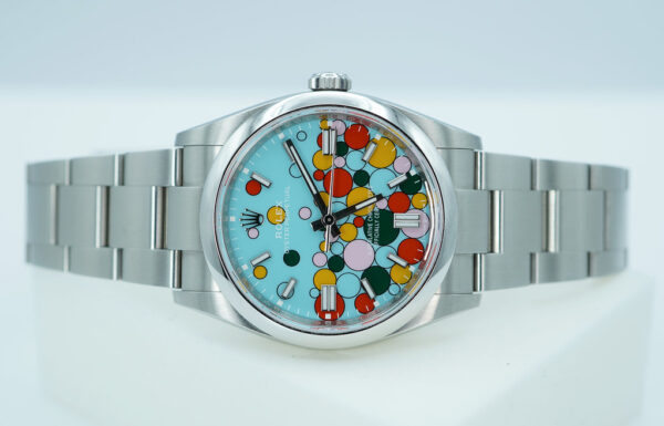 Rolex 126000 OYSTER PERPETUAL 36 TURQUOISE CELEBRATION DIAL 2023 WARRANTY FULL SET - Image 10