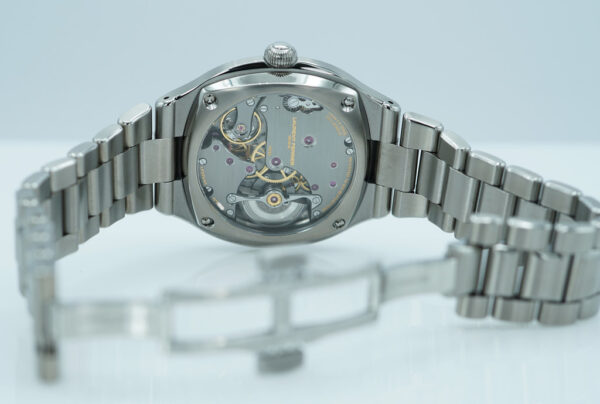 BRAND NEW Laurent Ferrier SPORT AUTO TITANIUM BLUE DIAL 2025 WARRANTY FULL SET - Image 8