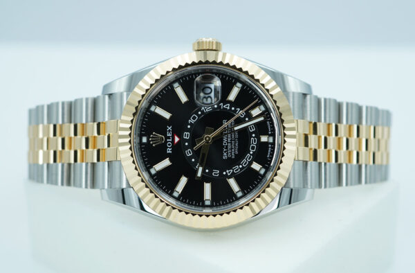 Rolex 336933 SKY-DWELLER YELLOW GOLD STEEL BLACK DIAL JUBILEE BAND 2024 FULL SET - Image 10