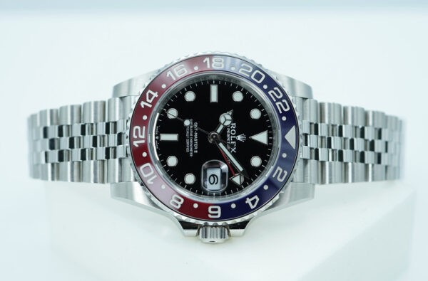 Rolex 126710BLRO PEPSI GMT MASTER 2 RED BLUE JUBILEE BAND WARRANTY FULL SET - Image 9
