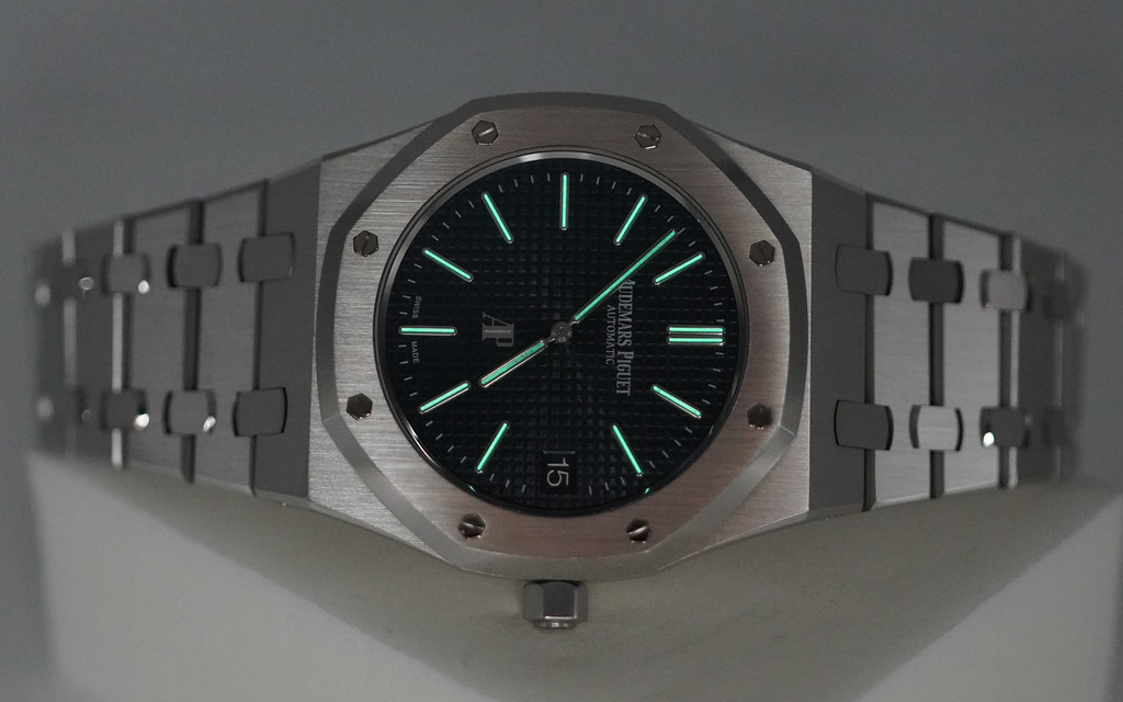 Audemars PIGUET ROYAL OAK JUMBO ULTRA THIN 15202ST BLUE DIAL 2016