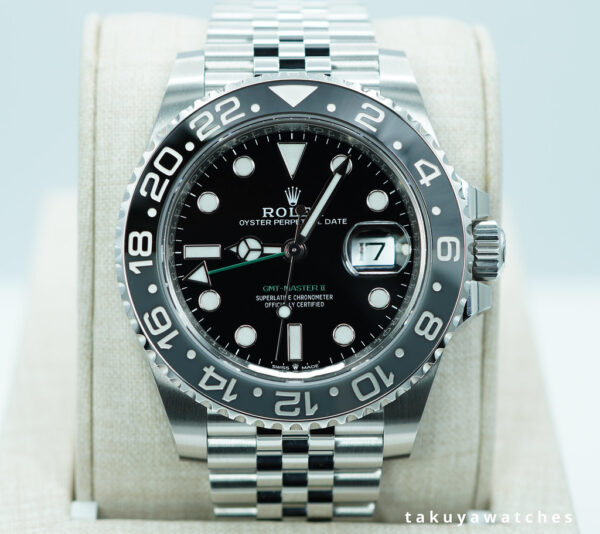 BRAND NEW Rolex 126710GRNR GMT MASTER 2 BLACK GREY BEZEL JUBILEE BAND 2025 FULL SET