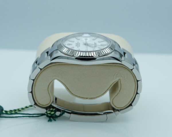 BRAND NEW Rolex 126334 DATEJUST 41 FLUTED BEZEL WHITE STICK DIAL OYSTER 2025 FULL SET - Image 4