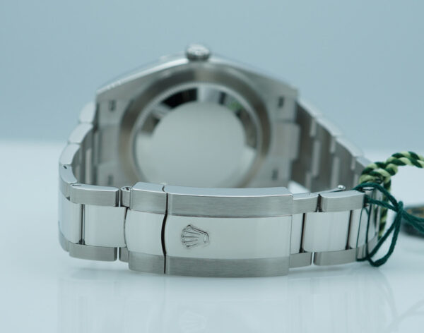 BRAND NEW Rolex 126334 DATEJUST 41 FLUTED BEZEL WHITE STICK DIAL OYSTER 2025 FULL SET - Image 7