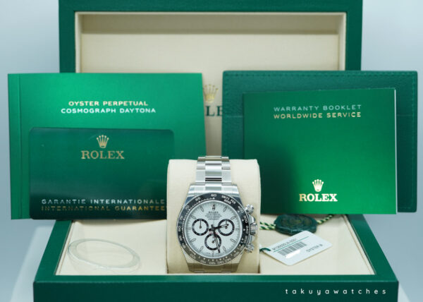 BRAND NEW Rolex 126500LN DAYTONA STEEL WHITE DIAL NEW MODEL 2025 STICKERS FULL SET - Image 2