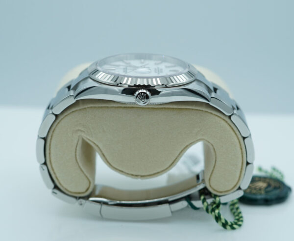 BRAND NEW Rolex 126334 DATEJUST 41 FLUTED BEZEL WHITE STICK DIAL OYSTER 2025 FULL SET - Image 3
