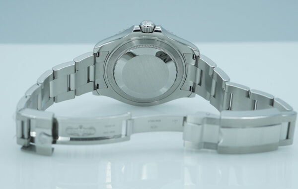 Rolex 268622 YACHTMASTER PLATINUM BEZEL RHODIUM DIAL 37MM WARRANTY FULL SET - Image 8