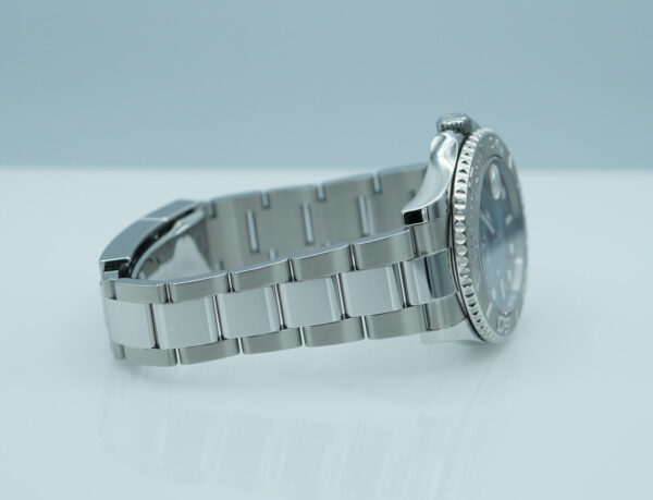 Rolex 268622 YACHTMASTER PLATINUM BEZEL RHODIUM DIAL 37MM WARRANTY FULL SET - Image 6