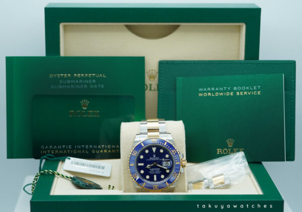 Rolex 126613LB SUBMARINER BLUESY YELLOW GOLD STEEL BLUE DIAL 2023 FULL SET - Image 2