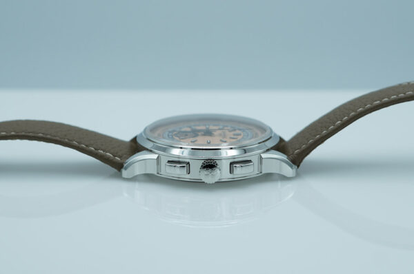 Patek PHILIPPE 5935A STEEL WORLD TIME CHRONOGRAPH SALMON DIAL 2025 FULL SET - Image 3