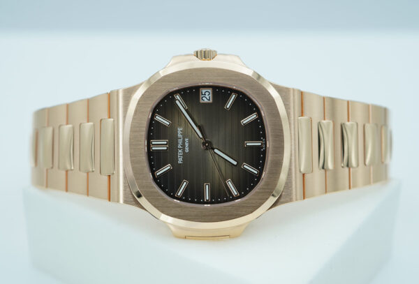 Patek PHILIPPE NAUTILUS 5711/1R ROSE GOLD BROWN DIAL 2021 NEW MOVEMENT FULL SET - Image 10